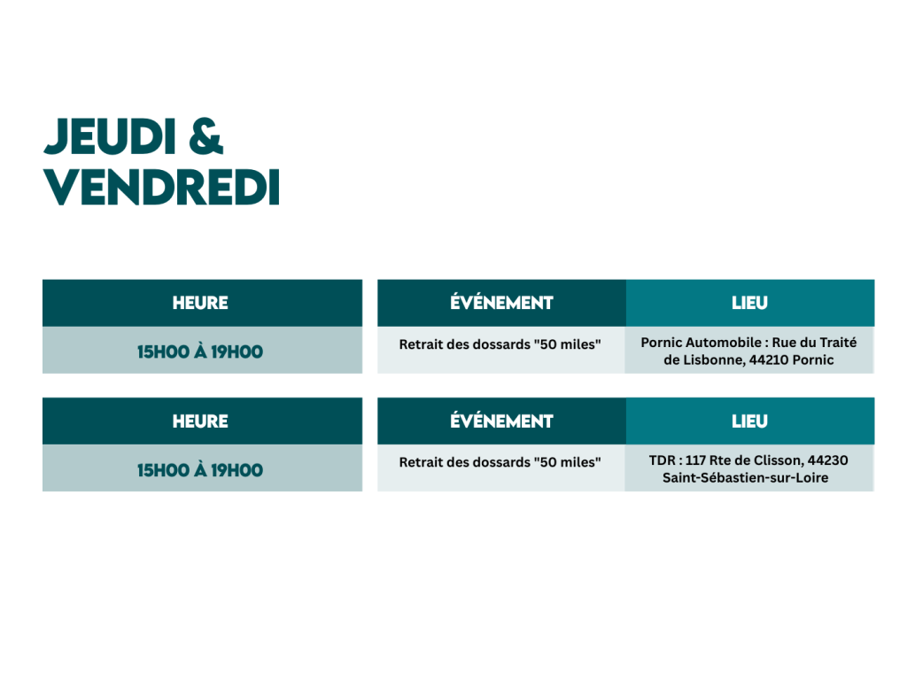 prg jeudi & vendredi